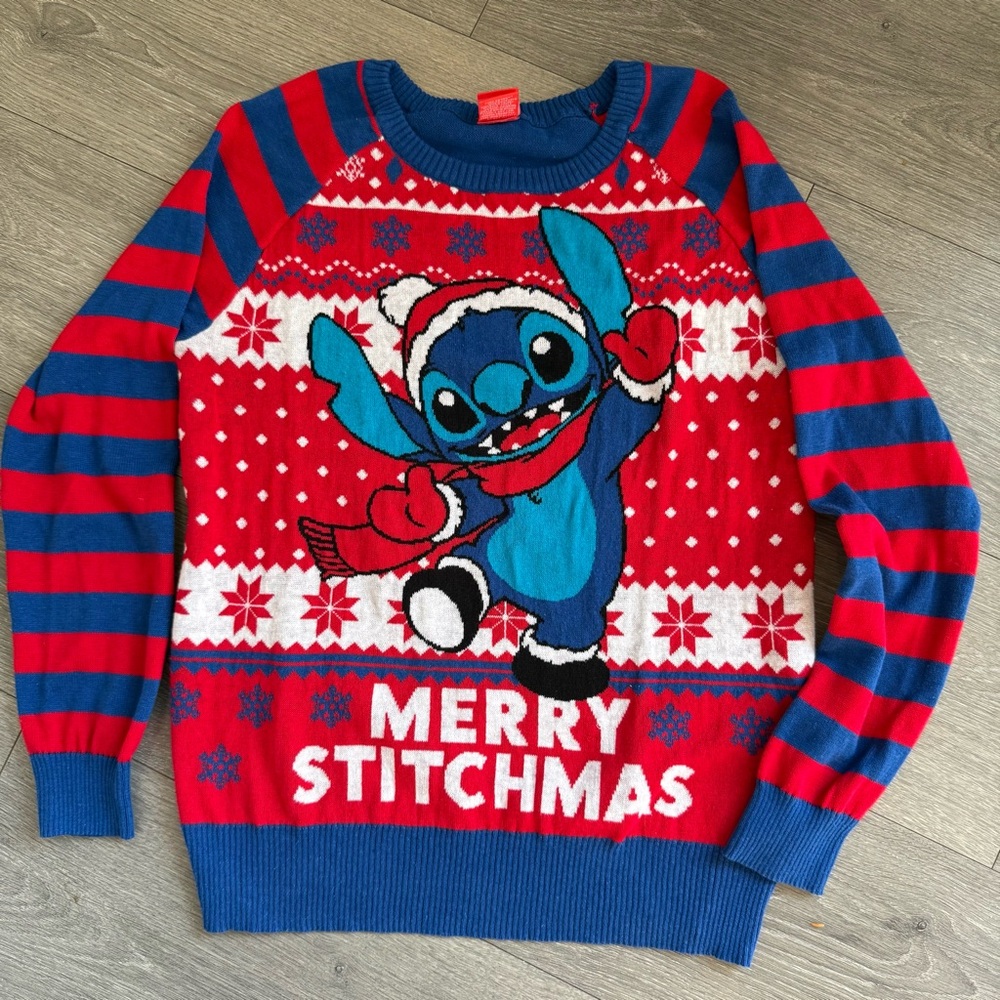 Disney “Merry Stitchmas”‎ holiday sweater